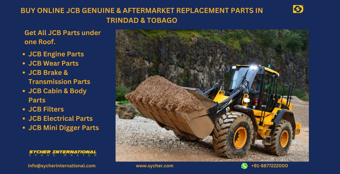 BUY ONLINE JCB GENUINE & AFTERMARKET REPLACEMENT PARTS IN TRINIDAD & TOBAGO.