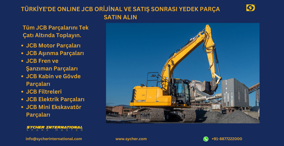 BUY ONLINE JCB GENUINE & AFTERMARKET REPLACEMENT PARTS IN TURKEY