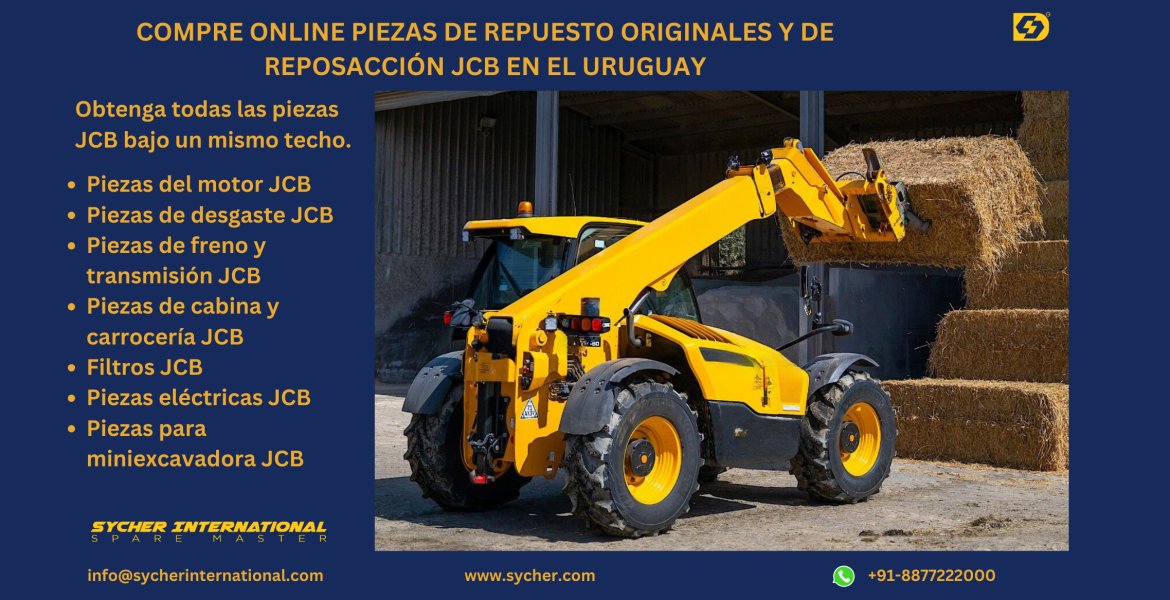 BUY ONLINE JCB GENUINE & AFTERMARKET REPLACEMENT PARTS IN URUGUAY.