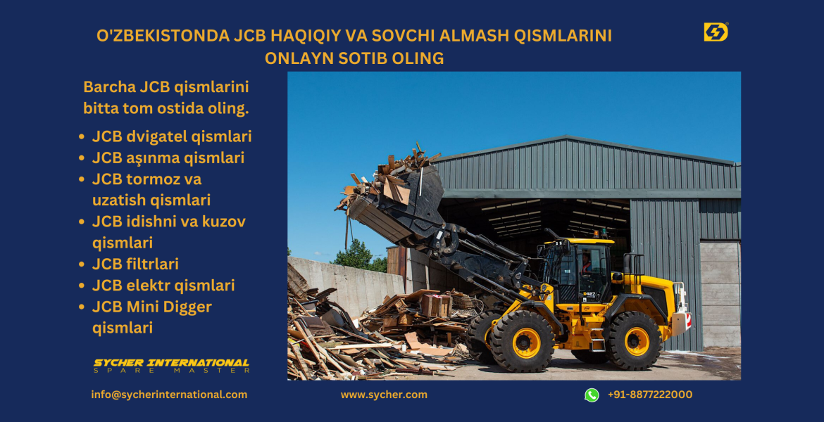 BUY ONLINE JCB GENUINE & AFTERMARKET REPLACEMENT PARTS IN UZBEKISTAN