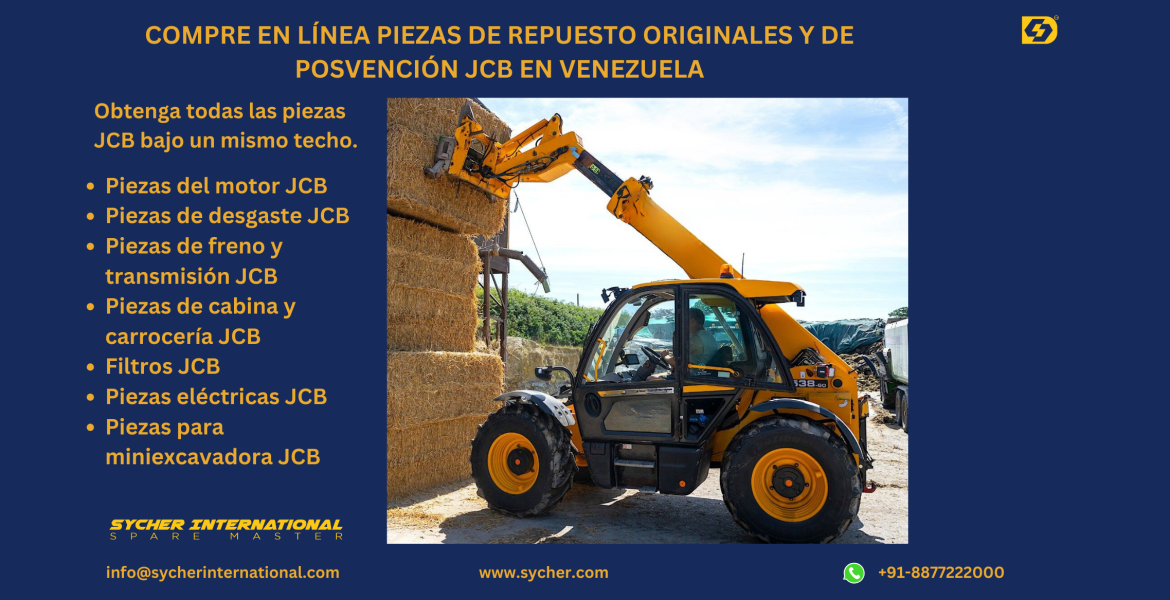 BUY ONLINE JCB GENUINE & AFTERMARKET REPLACEMENT PARTS IN VENEZUELA